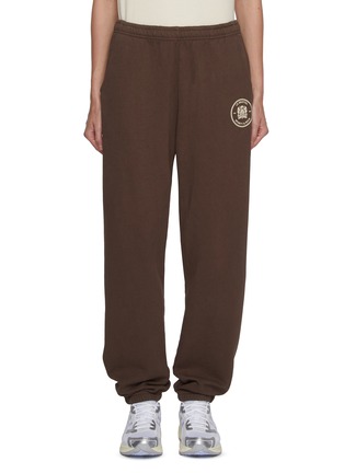 Main View - Click To Enlarge - SPORTY & RICH - Bristol Crest 100th Sweatpants