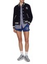 Figure View - Click To Enlarge - SPORTY & RICH - Yankees Serif Varsity Jacket