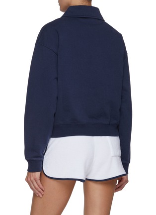 Back View - Click To Enlarge - SPORTY & RICH - Yankees Serif Polo Shirt