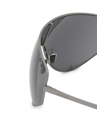 Detail View - Click To Enlarge - MONCLER - Metal Pilot Unisex Sunglasses