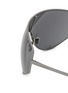 Detail View - Click To Enlarge - MONCLER - Metal Pilot Unisex Sunglasses