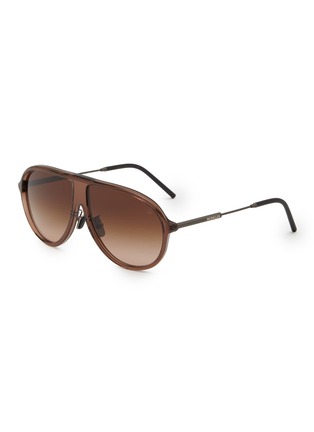 Main View - Click To Enlarge - MONCLER EYEWEAR - Glyde Acetate Pilot Sunglasses