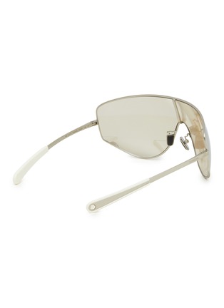 Figure View - Click To Enlarge - MONCLER - Pilot Titanium Sport Sunglasses