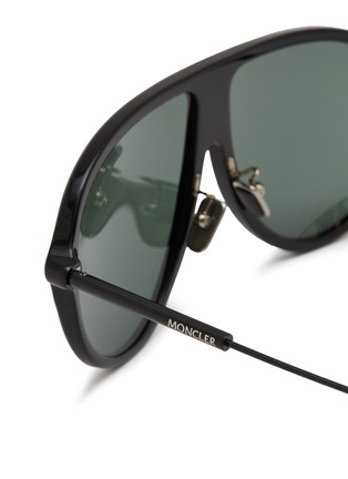 Detail View - Click To Enlarge - MONCLER EYEWEAR - Glyde Acetate Pilot Sunglasses