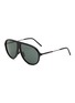 Main View - Click To Enlarge - MONCLER EYEWEAR - Glyde Acetate Pilot Sunglasses