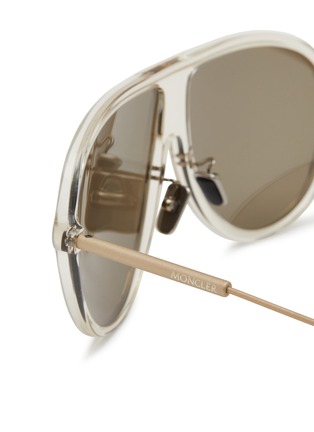 Detail View - Click To Enlarge - MONCLER EYEWEAR - Glyde Acetate Pilot Sunglasses