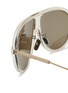 Detail View - Click To Enlarge - MONCLER EYEWEAR - Glyde Acetate Pilot Sunglasses