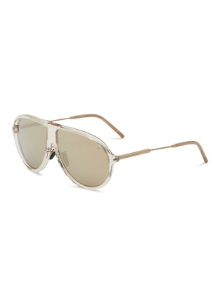 Main View - Click To Enlarge - MONCLER EYEWEAR - Glyde Acetate Pilot Sunglasses