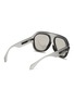Figure View - Click To Enlarge - MONCLER EYEWEAR - Sport Injected Frame Pilot Sunglasses