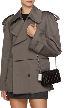 Figure View - Click To Enlarge - MAISON MARGIELA - Glam Slam Leather Wallet Bag