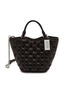 Main View - Click To Enlarge - MAISON MARGIELA - Mini Glam Slam Embroidery Leather Tote Bag