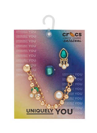 Main View - Click To Enlarge - CROCS - Emerald Pearl Gem Jibbitz Charm — Set Of 5