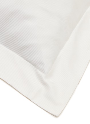 Detail View - Click To Enlarge - FRETTE - Leisure Twill Pillow Case — Milk