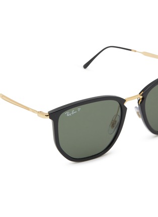Detail View - Click To Enlarge - RAY-BAN - Acetate Irregular Unisex Sunglasses
