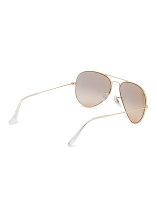 Figure View - Click To Enlarge - RAY-BAN - Metal Pilot Unisex Sunglasses