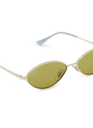 Detail View - Click To Enlarge - RAY-BAN - Metal Oval Unisex Sunglasses
