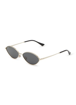 Main View - Click To Enlarge - RAY-BAN - Metal Oval Unisex Sunglasses