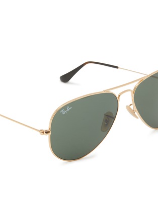 Detail View - Click To Enlarge - RAY-BAN - Metal Aviator Unisex Sunglasses