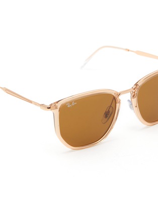 Detail View - Click To Enlarge - RAY-BAN - Acetate Irregular Unisex Sunglasses