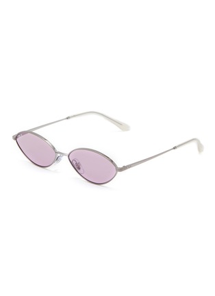 Main View - Click To Enlarge - RAY-BAN - Metal Oval Unisex Sunglasses