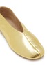 Detail View - Click To Enlarge - THE ROW - Stella Laminated Leather Ballerina Flats