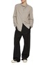 Figure View - Click To Enlarge - RICK OWENS  - Flannel Island Cotton Wool Shirt