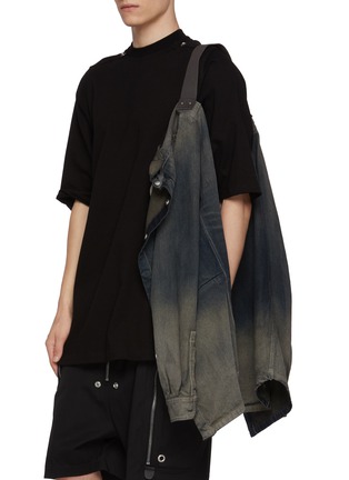 Detail View - Click To Enlarge - RICK OWENS  - Fogpocket Degrade Denim Outer Shirt
