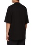 Back View - Click To Enlarge - RICK OWENS  - Studded Jumbo Cotton T-Shirt