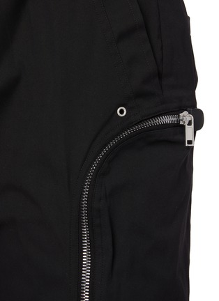  - RICK OWENS  - Bela Drawstring Zippered Shorts