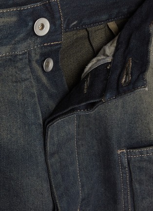  - RICK OWENS  - Stefan Degrade Denim Cargo Short