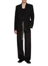Figure View - Click To Enlarge - RICK OWENS  - Fogpocket Grainde Proudre New Wool Blazer