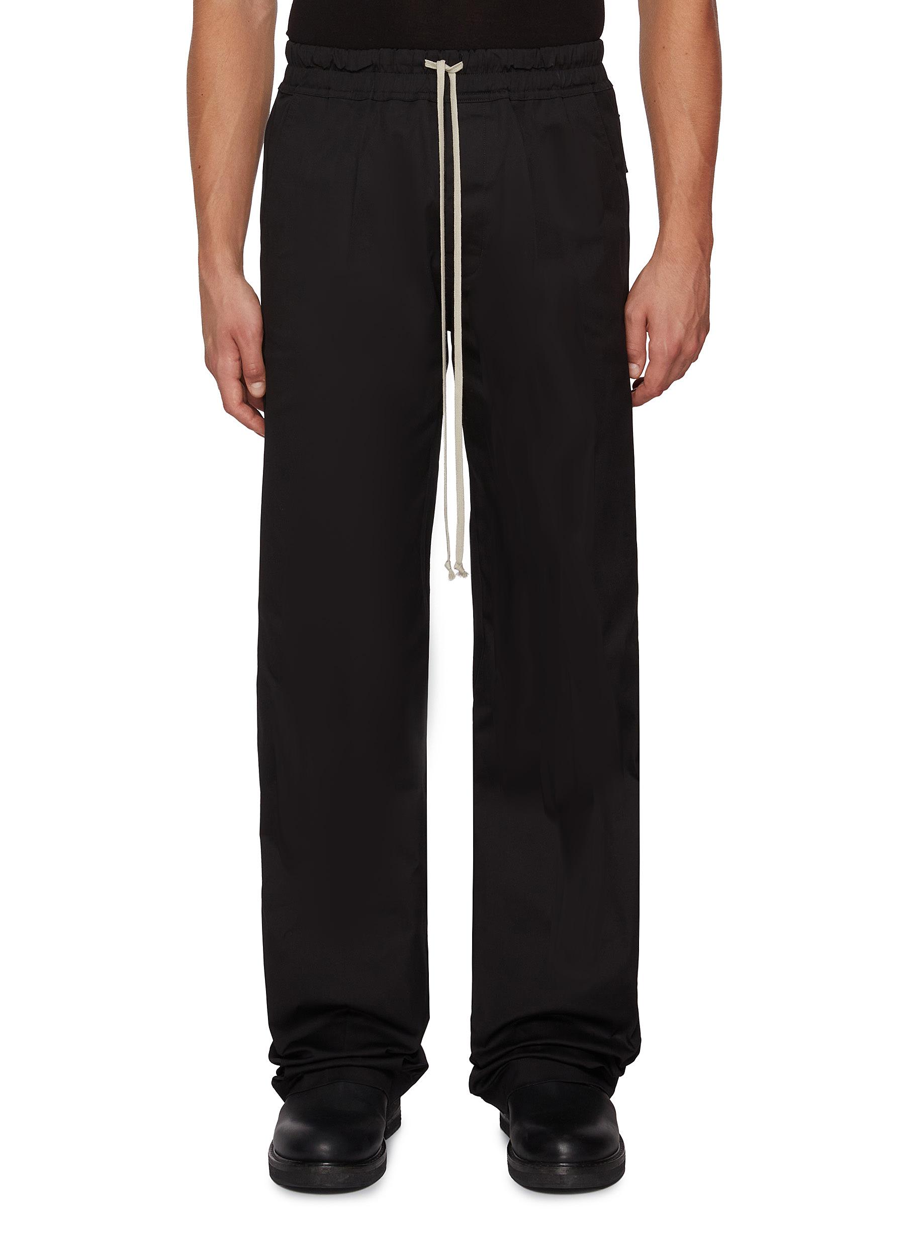 RICK OWENS | Dietrich Drawstring Straigh Leg Pants | Men | Lane