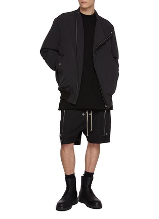 Figure View - Click To Enlarge - RICK OWENS  - Hollywood Flight Bomber Jacket
