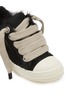 Detail View - Click To Enlarge - RICK OWENS  - Jumbolace Calf Hair Women's Low Top Sneakers