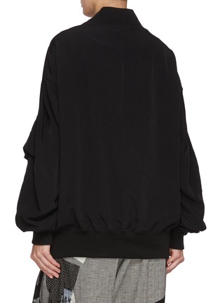Back View - Click To Enlarge - Y'S - Tape Detail Zip Up Jacket