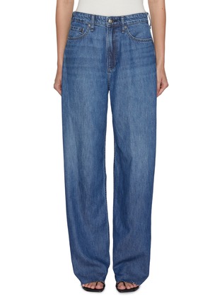 Main View - Click To Enlarge - RAG & BONE - Featherweight Logan Medium Wash Jeans