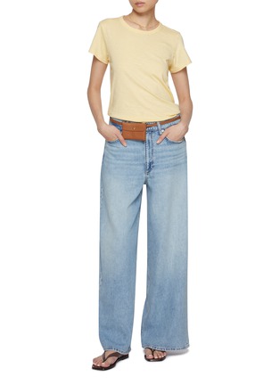 Figure View - Click To Enlarge - RAG & BONE - Featherweight Sofie Wide Leg Jeans
