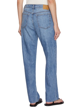 Back View - Click To Enlarge - RAG & BONE - Dre Featherweight Light Wash Boyfriend Jeans
