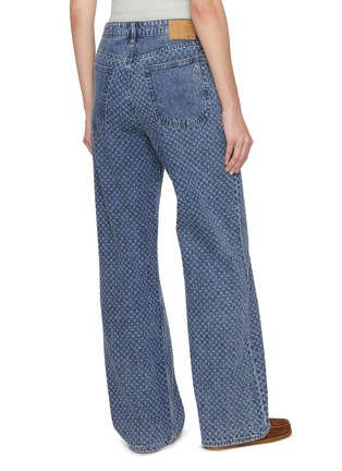 Back View - Click To Enlarge - RAG & BONE - Logan Frayed Dark Wash Jeans