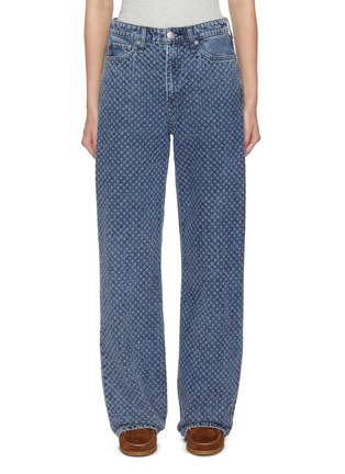 Main View - Click To Enlarge - RAG & BONE - Logan Frayed Dark Wash Jeans
