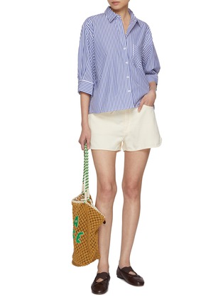 Figure View - Click To Enlarge - RAG & BONE - Lucia Stripe Cotton Poplin Shirt