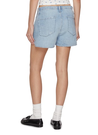 Back View - Click To Enlarge - RAG & BONE - Ultra Featherweight Nolan Drawstring Light Wash Shorts