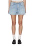 Main View - Click To Enlarge - RAG & BONE - Ultra Featherweight Nolan Drawstring Light Wash Shorts