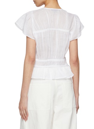 Back View - Click To Enlarge - RAG & BONE - Valentina Ramie Top
