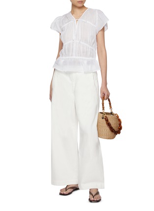 Figure View - Click To Enlarge - RAG & BONE - Valentina Ramie Top