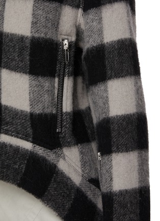  - RICK OWENS  - Plaid Wool Explorer Jacket