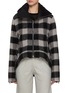 Main View - Click To Enlarge - RICK OWENS  - Plaid Wool Explorer Jacket
