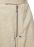  - RICK OWENS  - Bela Wide Leg Cotton Linen Corduroy Pants