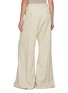 Back View - Click To Enlarge - RICK OWENS  - Bela Wide Leg Cotton Linen Corduroy Pants