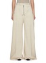 Main View - Click To Enlarge - RICK OWENS  - Bela Wide Leg Cotton Linen Corduroy Pants